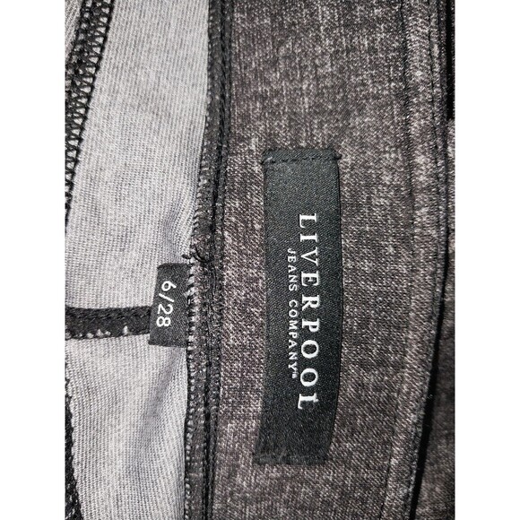 Liverpool Pull On Skinny Ponte Pants Gray Size 6 - Picture 5 of 7